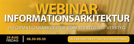 webinar informationsarkitektur